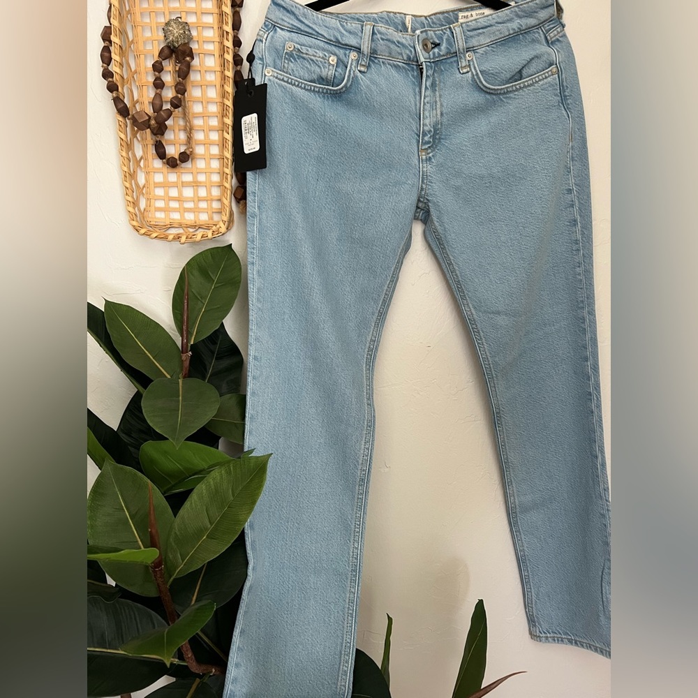 NWT rag & bone Featherweight Dre Low-Rise Boyfriend - Blossom